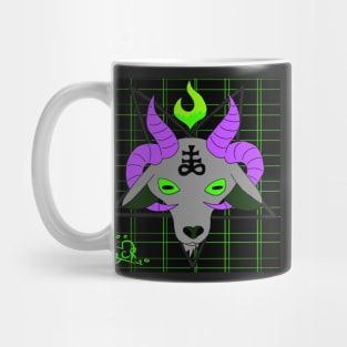 Cyber Goth SataniGoat Mug